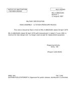 MIL MIL-H-48620 Notice 1 - Inactivation
