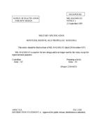 MIL MIL-H-62185 Notice 1 - Inactivation