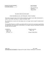 MIL MIL-H-81581/1A Notice 2 - Inactivation