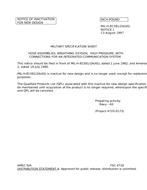 MIL MIL-H-81581/2A Notice 1 – Inactivation MIL MIL-H-81581/2A Notice 1 - Inactivation