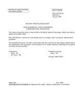 MIL MIL-H-81581/8 Notice 2 – Inactivation MIL MIL-H-81581/8 Notice 2 - Inactivation