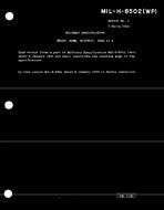 MIL MIL-H-8502 Notice 1 – Cancellation MIL MIL-H-8502 Notice 1 - Cancellation