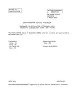 MIL MIL-HDBK-1379/1 Notice 2 - Cancellation