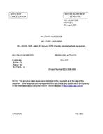 MIL MIL-HDBK-150C Notice 1 - Cancellation