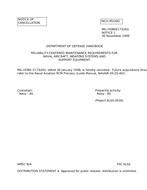 MIL MIL-HDBK-2173 Notice 1 - Cancellation