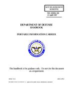 MIL MIL-HDBK-501 MIL MIL-HDBK-501