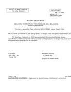 MIL MIL-I-27209C Notice 3 – Inactivation MIL MIL-I-27209C Notice 3 - Inactivation