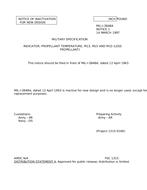 MIL MIL-I-3848A Notice 1 - Inactivation