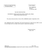 MIL MIL-I-48086 Notice 1 - Inactivation