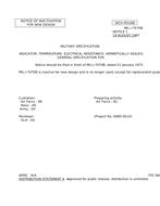 MIL MIL-I-7070B Notice 1 - Inactivation