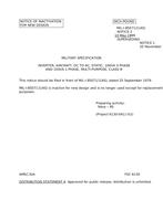MIL MIL-I-85071/1 Notice 2 – Inactivation MIL MIL-I-85071/1 Notice 2 - Inactivation