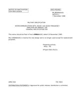 MIL MIL-I-85846A Notice 1 – Inactivation MIL MIL-I-85846A Notice 1 - Inactivation