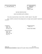 MIL MIL-L-11025F Notice 1 - Inactivation
