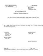 MIL MIL-L-45589 Notice 1 - Inactivation