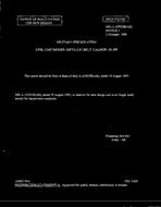 MIL MIL-L-45923B Notice 1 - Inactivation