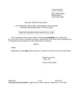 MIL MIL-L-81561/4 Amendment 1 MIL MIL-L-81561/4 Amendment 1