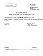 MIL MIL-M-21039B Notice 1 - Inactivation