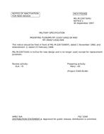 MIL MIL-M-22673 Notice 1 - Inactivation