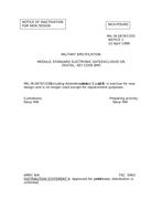 MIL MIL-M-28787/255 Notice 1 - Inactivation