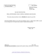 MIL MIL-M-45174B Notice 2 – Inactivation MIL MIL-M-45174B Notice 2 - Inactivation
