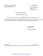 MIL MIL-M-45671E Notice 1 - Inactivation