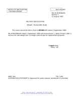 MIL MIL-M-46309B Notice 1 - Inactivation