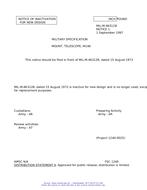 MIL MIL-M-46312B Notice 1 - Inactivation