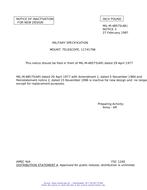 MIL MIL-M-48575 Notice 3 - Inactivation