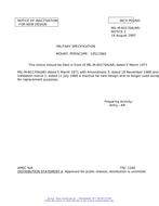 MIL MIL-M-60170A Notice 2 - Inactivation