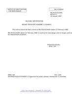 MIL MIL-M-63333 Notice 1 - Inactivation