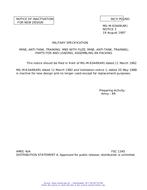 MIL MIL-M-63449 Notice 2 - Inactivation