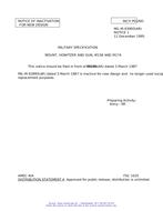 MIL MIL-M-63995 Notice 1 - Inactivation