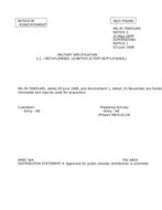 MIL MIL-M-70605 Notice 2 - Reactivation