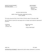 MIL MIL-M-7793/16 Notice 2 - Inactivation