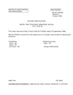 MIL MIL-M-7793/6A Notice 2 - Inactivation