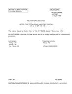 MIL MIL-M-7793/8B Notice 1 - Inactivation