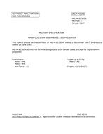 MIL MIL-M-81385A Notice 2 - Inactivation