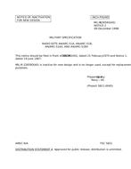 MIL MIL-R-22659D Notice 2 – Inactivation MIL MIL-R-22659D Notice 2 - Inactivation