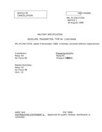 MIL MIL-R-23417/25A Notice 1 – Cancellation MIL MIL-R-23417/25A Notice 1 - Cancellation