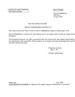 MIL MIL-R-23864B Notice 1 - Inactivation