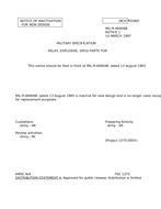 MIL MIL-R-46904B Notice 1 - Inactivation