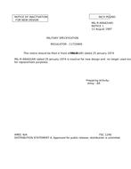 MIL MIL-R-48442 Notice 1 - Inactivation