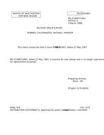 MIL MIL-R-60671 Notice 4 - Inactivation