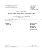 MIL MIL-R-6336D Notice 3 - Inactivation