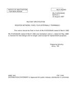 MIL MIL-R-63528 Notice 2 - Inactivation