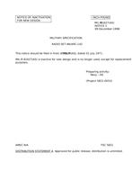 MIL MIL-R-81627 Notice 1 - Inactivation