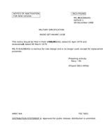 MIL MIL-R-81628B Notice 1 - Inactivation