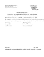 MIL MIL-R-8931A Notice 1 - Inactivation