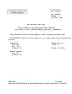 MIL MIL-T-11663K Notice 1 - Inactivation