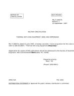 MIL MIL-T-18607A Notice 1 - Cancellation